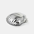 Smörsnäcka med lock silver