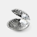 Smörsnäcka med lock silver