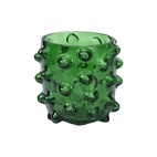 Kruka Spike glas S Grön