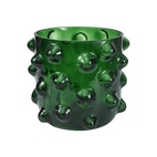 Kruka Spike glas L Grön