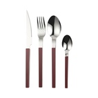 Besticksset Bisou 16 delar burgundy