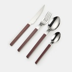 Besticksset Bisou 16 delar burgundy