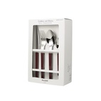 Besticksset Bisou 16 delar burgundy