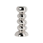 Ljusstake  Pebble L Silver