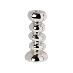 Ljusstake  Pebble L Silver