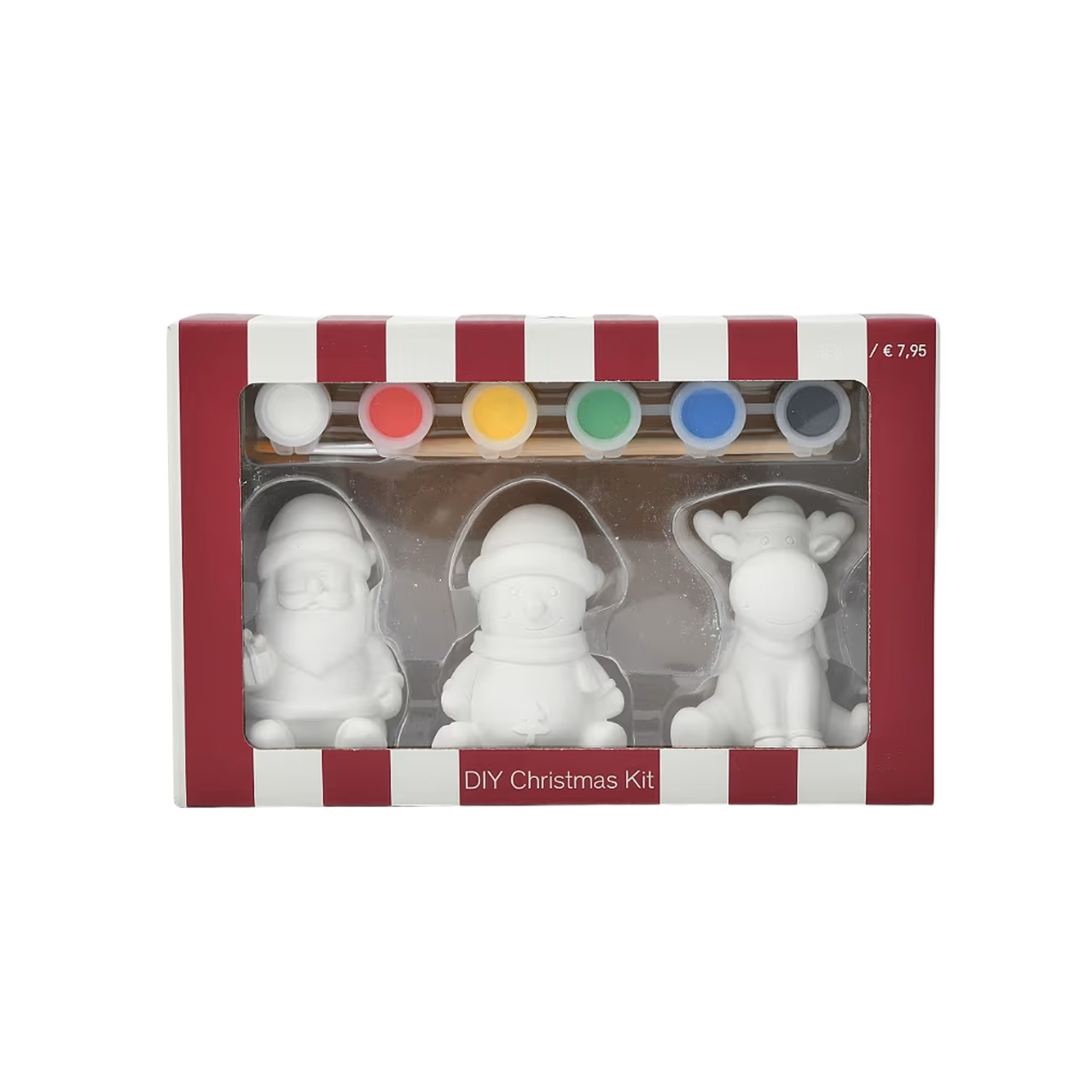 Julkit DIY Figurer 3-p Röd