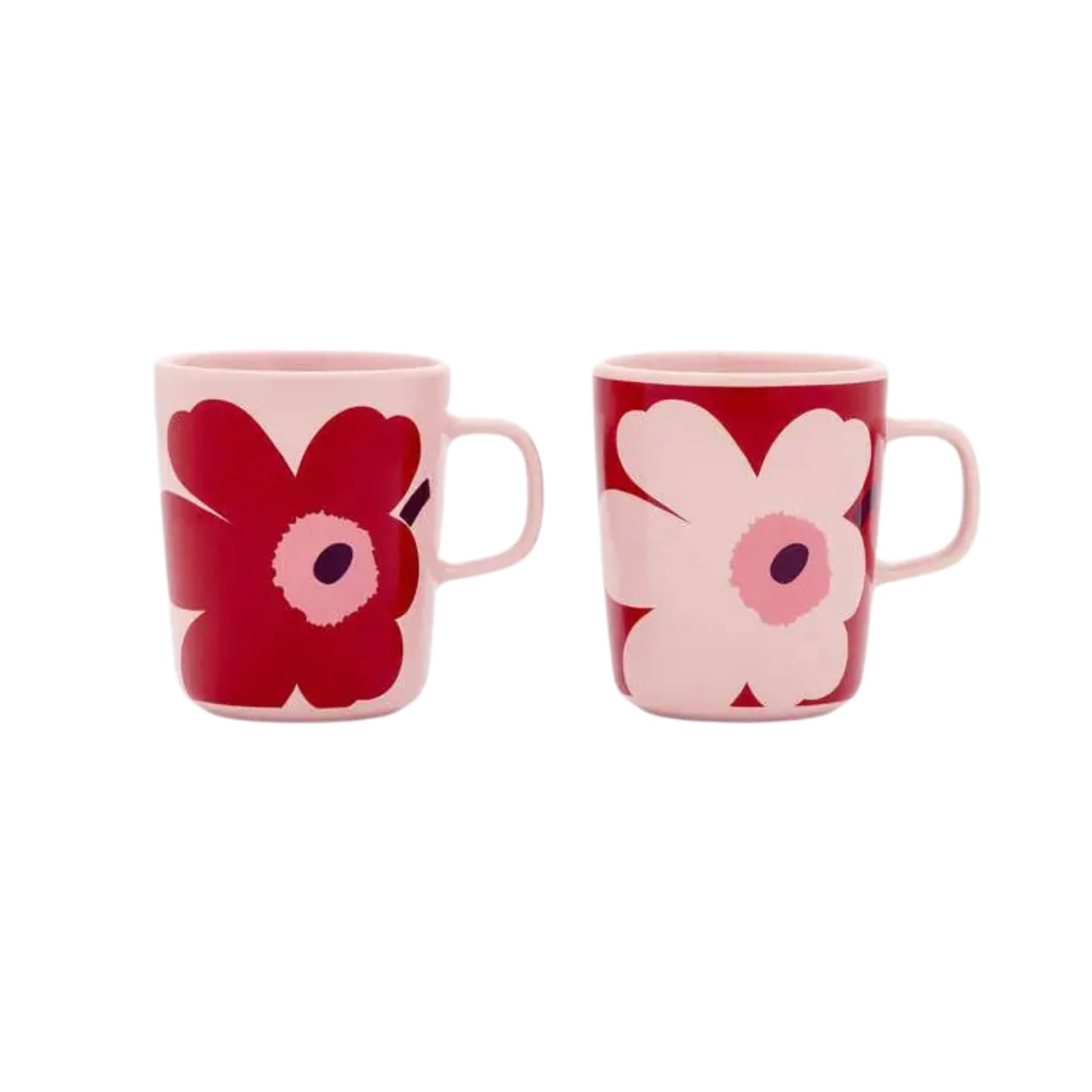 Mugg Unikko Juhla 2,5 dl 2-p Rosa/Cranberry