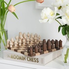 Spel wood chess Moomin