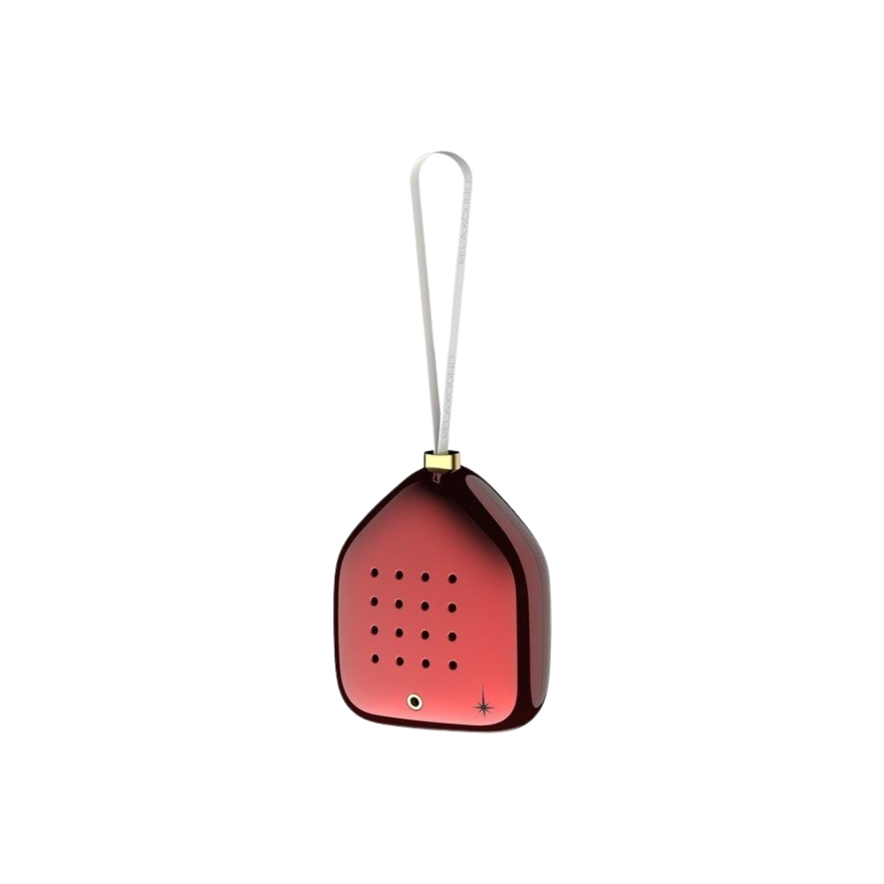 Speldosa Kvitter Mini Jingle Bells Red