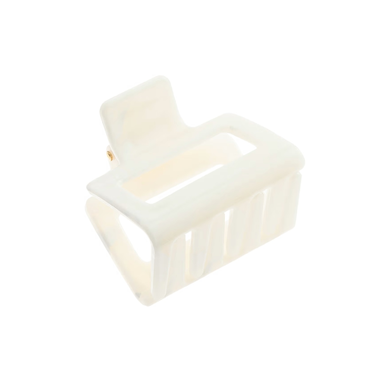 Hårklämma Aurora Mini 5 cm Blank Ivory