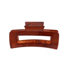 Hårklämma Jasmine Medium 10 cm Blank Caramel
