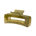 Hårklämma Jasmine Medium 10 cm Blank Olive