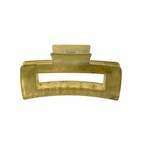 Hårklämma Jasmine Medium 10 cm Blank Olive