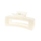 Hårklämma Jasmine Medium 10 cm Blank Ivory