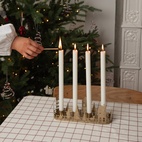 Adventsljusstake Vintersaga
