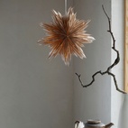 Adventsstjärna Helena 44cm Beige