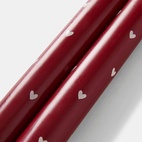 Kronljus Hjärta 2-Pack Röd/Vit