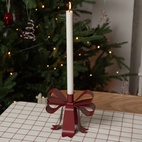 Ljusstake Bow Röd