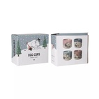 Äggkoppar Mumin Vinter 4-Pack Multi
