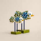 Birds 1967 Mini No.7 Blå/Grön