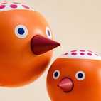 Birds 1967 Mini No.8 Orange/Röd