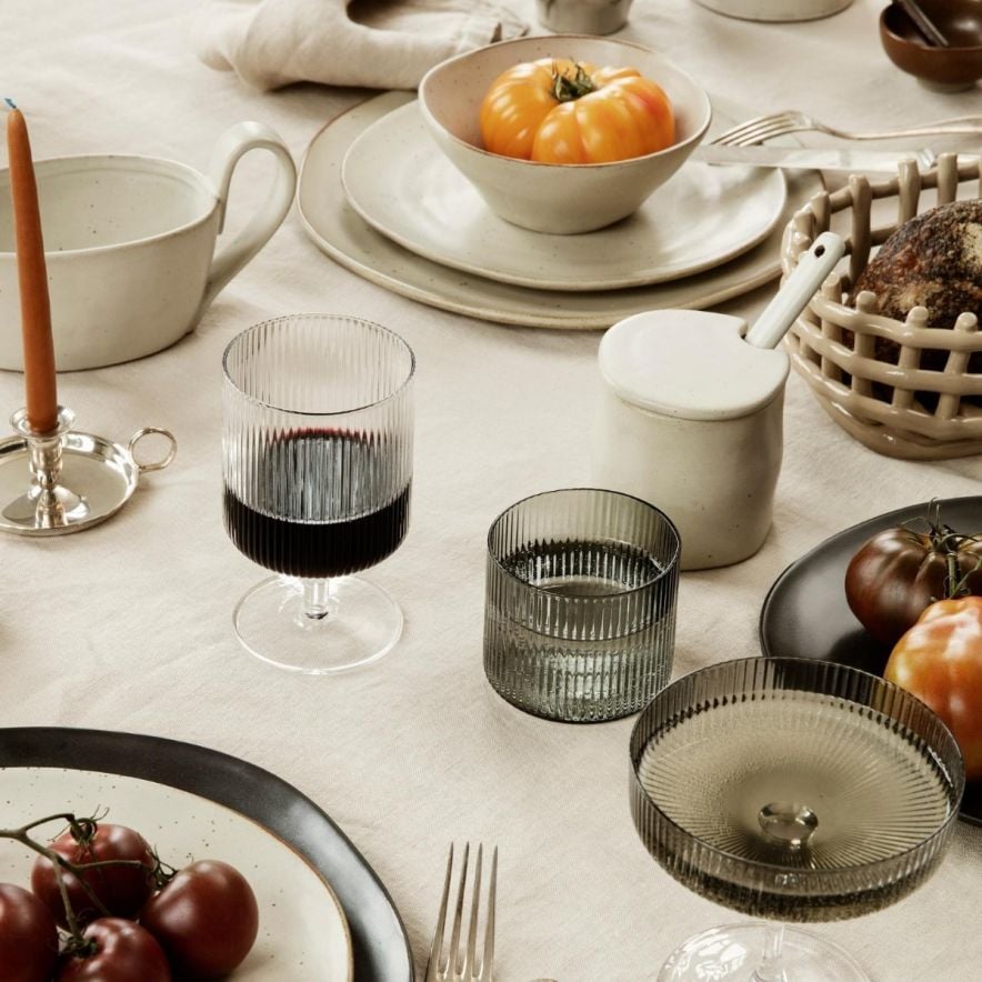 Vinglas Ripple 2-P Klar