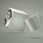 Mugg Astrid Annars är man ingen Mintgrön