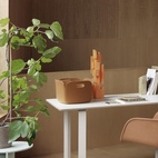 Förvaringsbox Restore Filt Blågrå