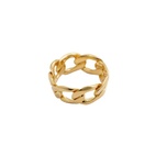 Ring Links Curb Chain Guld 18mm